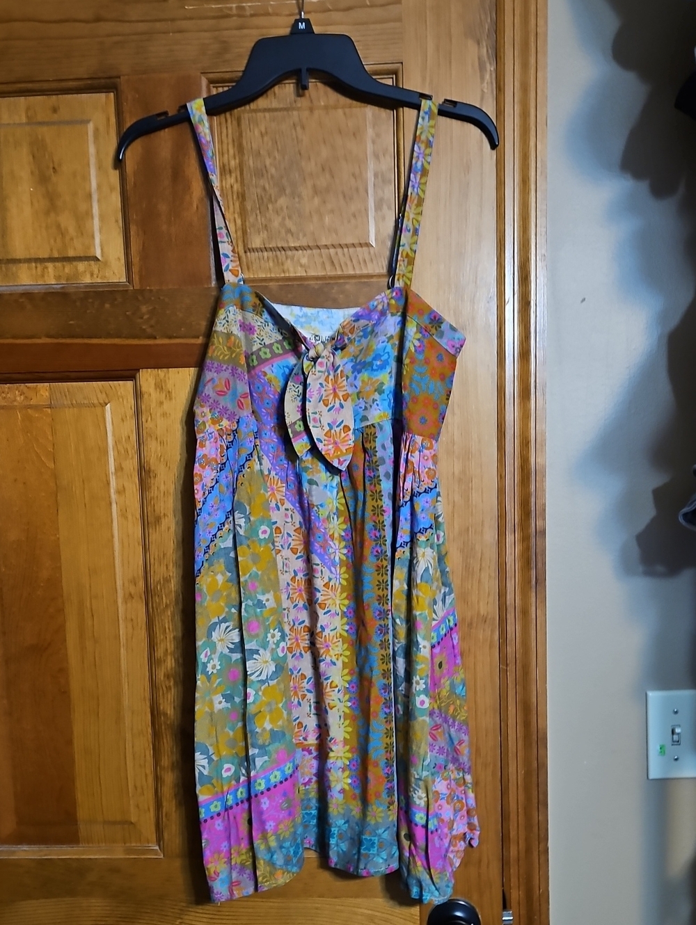 Natural Life Folk Flower Pathwork Mini Dress-NWT - Picture 4 of 11